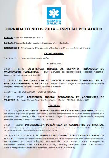 Xornadas T&eacute;cnicos SEMES 2014